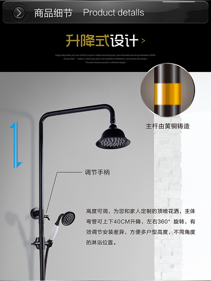 GOHGOH花灑，掛墻式增壓花灑