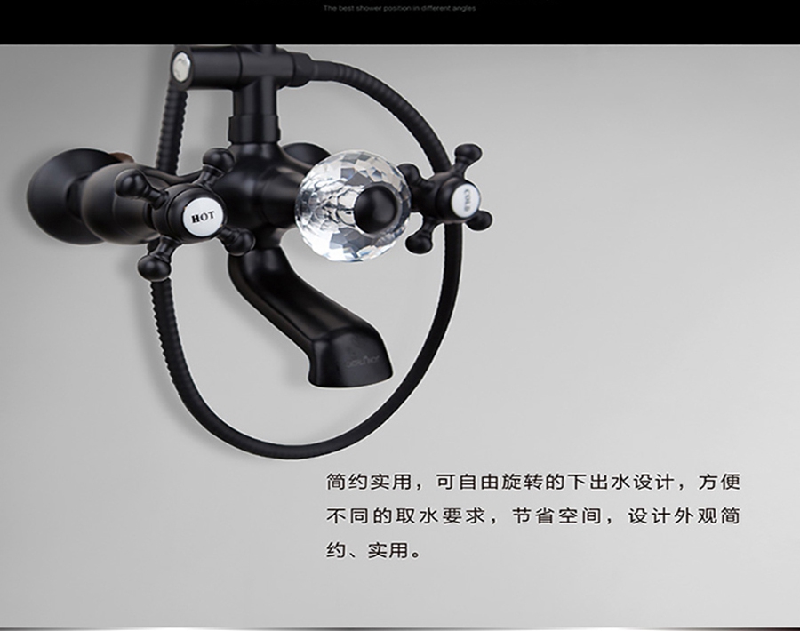 GOHGOH花灑，掛墻式增壓花灑